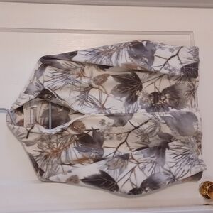 Alfred Dunner fleece jacket fall print size medium P